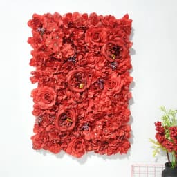 Wedding Backdrop Wall Panel Arch Decoration Artificial Flower Silk Rose Flower Wall for Mariage Baby Show Party Home Decor