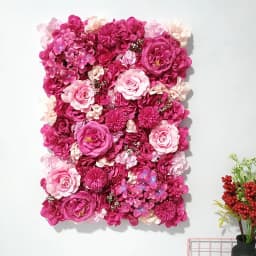 Wedding Backdrop Wall Panel Arch Decoration Artificial Flower Silk Rose Flower Wall for Mariage Baby Show Party Home Decor