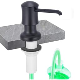 Samodra Liquid Soap Dispenser with Extension Tube Build In kitchen Accessories Chrome detergent dispenser Hand Soap for Kitchen