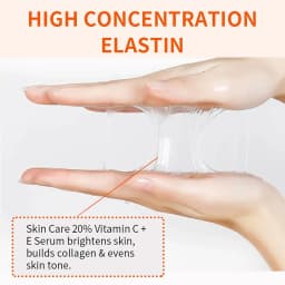 AILKE Vitamin C and E Brightening Concentrated Serum, Whitening, Moisturizing, Clean Skin, Reduce Dark Spots, 100ml/3.52 oz