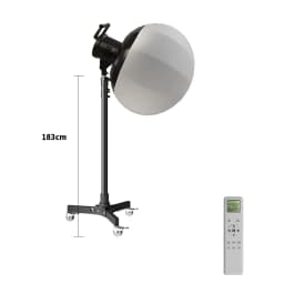 SH Metal Floor Light Stand Photography Fill Lighting Stand With 3pcs Casters Wheel Dual-use Background Light Stand