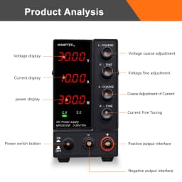 Adjustable DC Power Supply 30V 10A Voltage Regulator LED Digital Laboratory Stabilizer Switching DC Power 60V 5A Bench Source