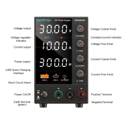 Wanptek 30V 5A 10A DC Power Supply Adjustable Digit Display Laboratory Power Supplies Voltage Regulator 60V 5A 120V 3A Repair