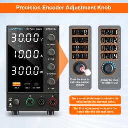 Wanptek 30V 5A 10A DC Power Supply Adjustable Digit Display Laboratory Power Supplies Voltage Regulator 60V 5A 120V 3A Repair