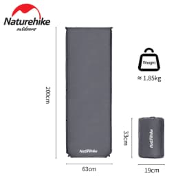 Naturehike Automatic Inflatable Cushion Outdoor Camping Mattress Travel Air Cushion Splicable Camping Mat Indoor Sleeping Pad
