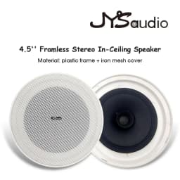 Bluetooth Wall Amplifier Music Panel Home Theater Sound System with 4.5 inch Stereo Ceiling Speaker for Residential Environment