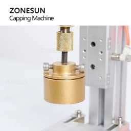 ZONESUN ZS-XGPZ1 Pneumatic Semi-Automatic Bottle Capping Machine Screw Capper with Foot Pedal for Round Glass Plastic Bottles