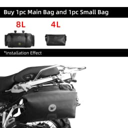 Rhinowalk Motorcycle Tail Bag 100% Waterproof 8L/12L/16L/24L Motor Side Pannier Bag Multifunctional Outdoor Luggage Trunk Saddle