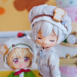 OB11 Dress Baker's Set Pastry Chef Hat Shirt Shorts Bib Shoes for Obitsu11, Molly , GSC, YMY , 1/12bjd Doll Clothes Accessories