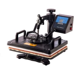 Cheap 30*38CM 8 in 1 Combo Heat Press Machine Sublimation Printer 2D Heat Transfer Machine for Cap Mug Plate Tshirts CE Approved
