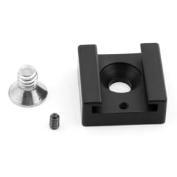 3x Cold Shoe Mount Adapter Metal 1/4" Screw for DSLR Camera Cage Bracket Umbrella Holder Flash Lights LED Trigger Hot Shoe Seat