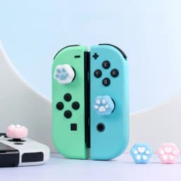 GeekShare Thumb Grip Caps For Nintendo Switch Soft Silicone Cat Paw Switch OLED Rocker Covers Joystick Caps For NS Accessories