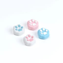 GeekShare Thumb Grip Caps For Nintendo Switch Soft Silicone Cat Paw Switch OLED Rocker Covers Joystick Caps For NS Accessories