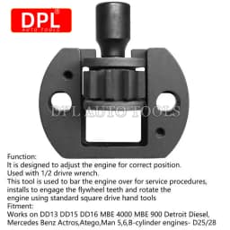 Engine Turning Barring Adjust Tool J-46392 W904589046300 For Detroit Diesel DD13 DD15 DD16 MBE 4000 MBE 900 Engine