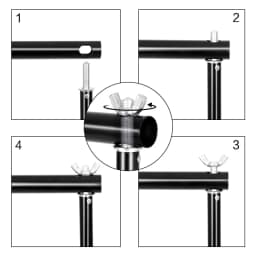SH Background Stand Support System Photography Studio Backdrop Kit Holder with Carry Bag for Muslins Backdrops,Paper and Canvas