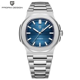 PAGANI DESIGN 40MM Sapphire Seagull ST6 Mechanical Stainless Steel Men's Watch Automatic Winding Waterproof Relogio Masculino