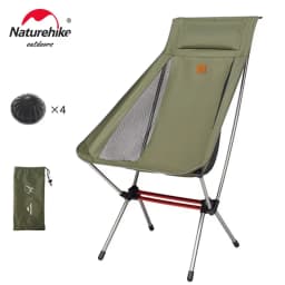 Naturehike Camping L01 L02 Moon Chair Portable Ultralight Outdoor Easy-Install Folding Fishing Picnic Beach Spherical Leg Chairs