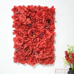 40x60cm Silk Rose Flower Champagne Artificial Flower for Wedding Decoration Flower Wall Panels Romantic Wedding Backdrop Decor