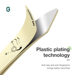 MR.GREEN Curve Handle Eyebrows Tweezers Professional Fine Hairs Puller Makeup Tools Stainless Steel Beauty Clips Removal