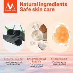 Bamboo Charcoal Handmade Soap Cleans Skin And Removes Bacteria 99.9% Travel Mini Be Carried For Adults And Children