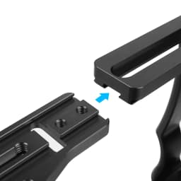 FEICHAO Dual Handle Aluminium Tray Stabilizer Rig for Underwater Camera Housing Case Diving Tray Mount for GoPro13 Action Camera