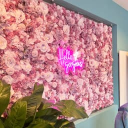 Silk Rose Backdrop Flowers Wall Wedding Decoration Customized Artificial Flower Wall Panel for Home Decor Backdrops Baby Shower