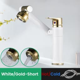 1080 Degree Basin Faucet Kitchen Sink Faucet Bathroom Faucet Mixer Aerator 2 In 1 Black Tap Heated Faucet Gourmet Mixer Tapware