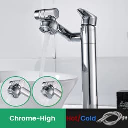 1080 Degree Basin Faucet Kitchen Sink Faucet Bathroom Faucet Mixer Aerator 2 In 1 Black Tap Heated Faucet Gourmet Mixer Tapware