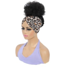 180% Afro Kinky Curly Headband Human Hair Wig For Black Women No Glue No Gel Ready To Wear Natural Brazilian Wigs With Headbands