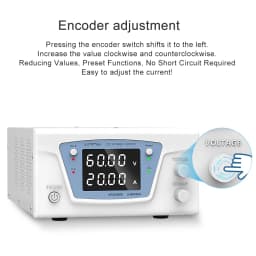 Bench Source Laboratory DC Stabilized Power Supply Adjustable Variable Digital Regulated Power Supply 30V 20A 60V 10A Wanptek