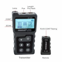 NOYAFA NF-8209 RJ45 Cable Tracker POE network Wire Checker cable tester Test Network Tool Scan Cable Wiremap utp Tester