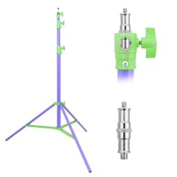240CM/7.9FT 1/4 Screw Photography DJ Light Tripod Stand For Softboxes Green Screen Umbrella Reflector Photo Studio Lighting