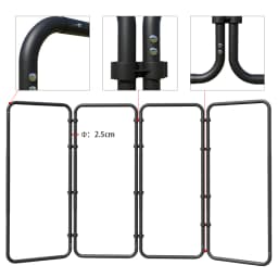 2.4x4m Background Frame Green Screen Wall Foldable For Tiktok Live Photo Studio Kit Chromakey Green Screen Frame