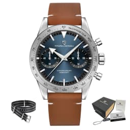 2026 New PAGANI DESIGN Retro Wide Arrow Watches Luxury Quartz Watch For Men Sport Speed Chronograph VK64 Movt AR Sapphire Glass