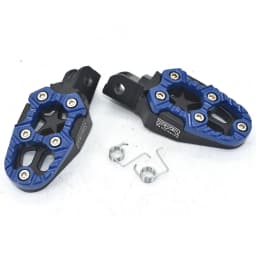 1 Pair Universal 8mm Metal Motorcycle Foot Pegs Pedals Footrests With Spring for Dirt Pit Bike
