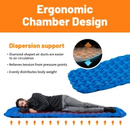 Naturehike Camping Mat Ultralight Sleeping Pad Outdoor Air Mat Portable Camping Folding Bed Beach Travel Inflatable Mattress