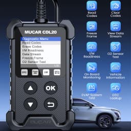 MUCAR CDL20 OBD2 Scanner Professional Auto Engine System Diagnostic Tool Lifetime Free Automotive DTC Lookup Code Reader