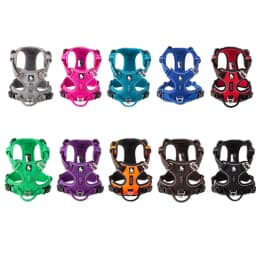 Truelove Pet Harness Nylon Webbing with Bright Reflection Adjutable Aluminum Alloy for Big Medium Small Dog TLH56512