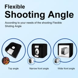 40/60cm Professional Light Box Photo Tent Tabletop Shooting Studio Box for Fotografico Lighting Box with 4 Colors Backdrops