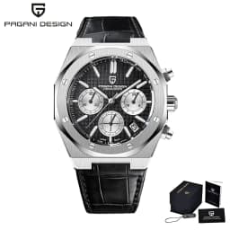 PAGANI Design 2025 New Men Quartz Watch VK63 Sapphire Crystal Luminous Stainless Steel PD1707 200m Waterproof Reloj Hombre
