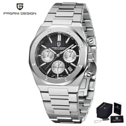 PAGANI Design 2025 New Men Quartz Watch VK63 Sapphire Crystal Luminous Stainless Steel PD1707 200m Waterproof Reloj Hombre