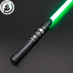 TXQSABER Heavy Dueling Smooth Swing Customized Pixel Lightsaber 1 inch Blade 12 Colors Cosplay Blaster Sword Kids Toys