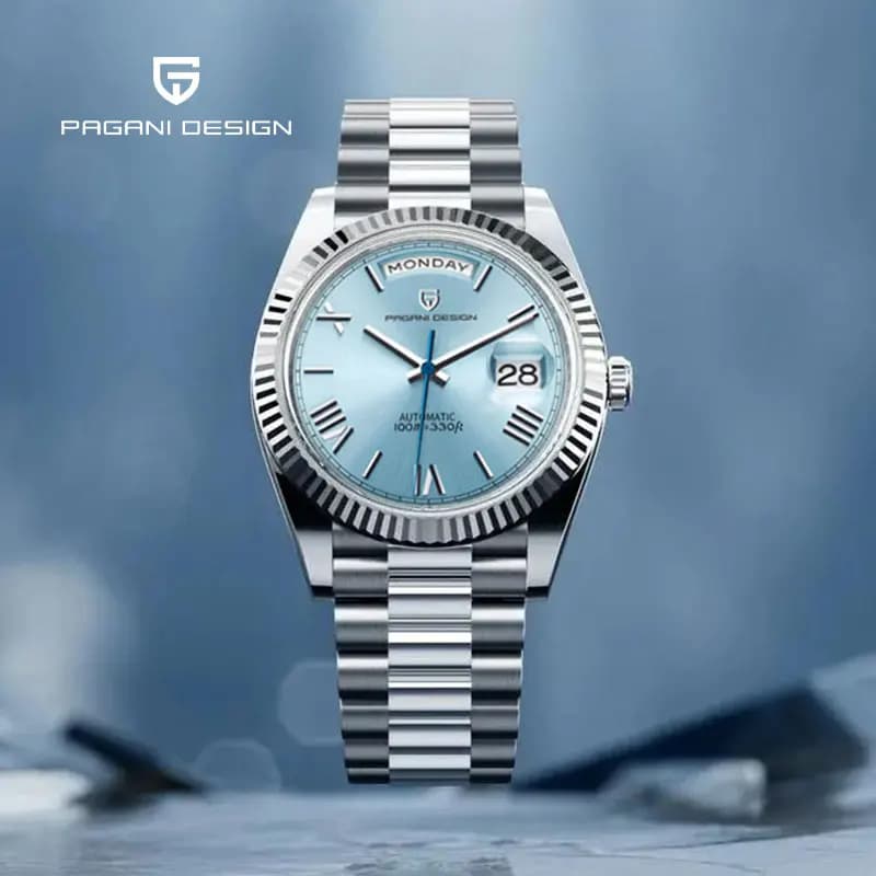 PAGANI DESIGN ST16 Latest Sapphire Mechanical Automatic Chronometer Stainless Steel Luxury Diving Watch Relogio Masculino DD36