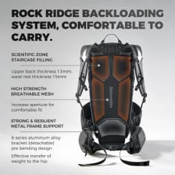 Naturehike Backpack Rock 2.0 Outdoor Men's Women's Hiking Backpack Large Capacity 60+5L Waterproof Climbing Travel Backpack
