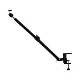 Desktop Clip Tripod Standing Desk Monitor with 1/4" Ball Head Table Fixture Ring Light Adjustable Bracket Stand DSLR Camera