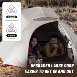 Naturehike Upgraded Cloud Up 3 Person Tent Outdoor Camping Tent Ultralight Waterproof Tent Free Standing Hiking Backpacking Tent