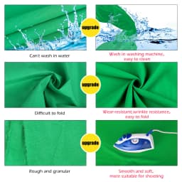 Photography 1.6Mx2M/3M Background Backdrop Cloth Muslin Textile Fabric White Green Screen Chroma Key For Photo Studio Shooting