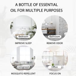 100ML Pure Natural Rose Essential Oils Humidifier Diffuser Lavender Vanilla Peppermint Geranium Cloves Basil Tea Tree Aroma Oil