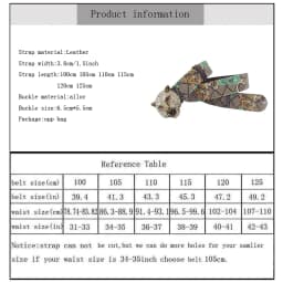 Western Rhinestone Tiger Buckle Tiger Print Leather Men Belt Fashion Jeans Causal Pants Men Belt