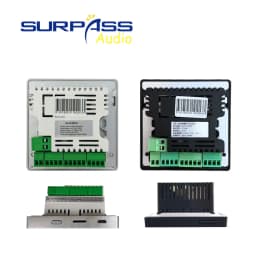 Smart Home Audio System Music Player 2 Channel 4inch Mini Touch Screen Wireless Bluetooth In Wall Amplifier with FM Radio,USB